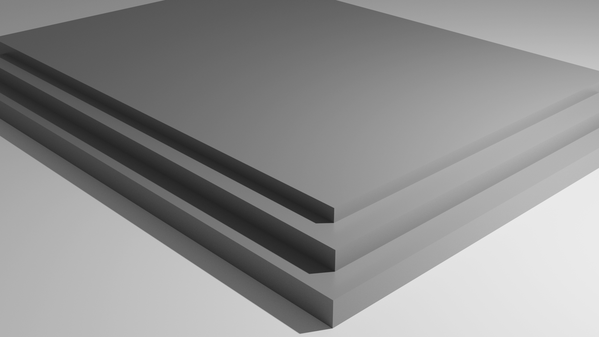 Lastra Pvc espanso Multiexel grigio 50x25x0,3 cm